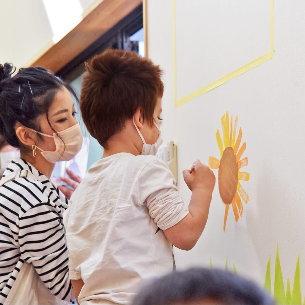 保育施設向けサービスの様子