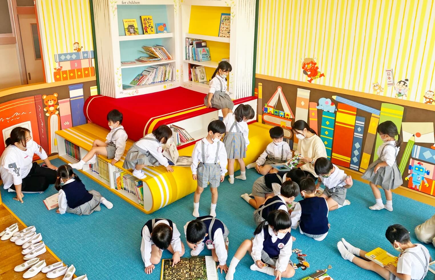 保育施設向けサービスの様子