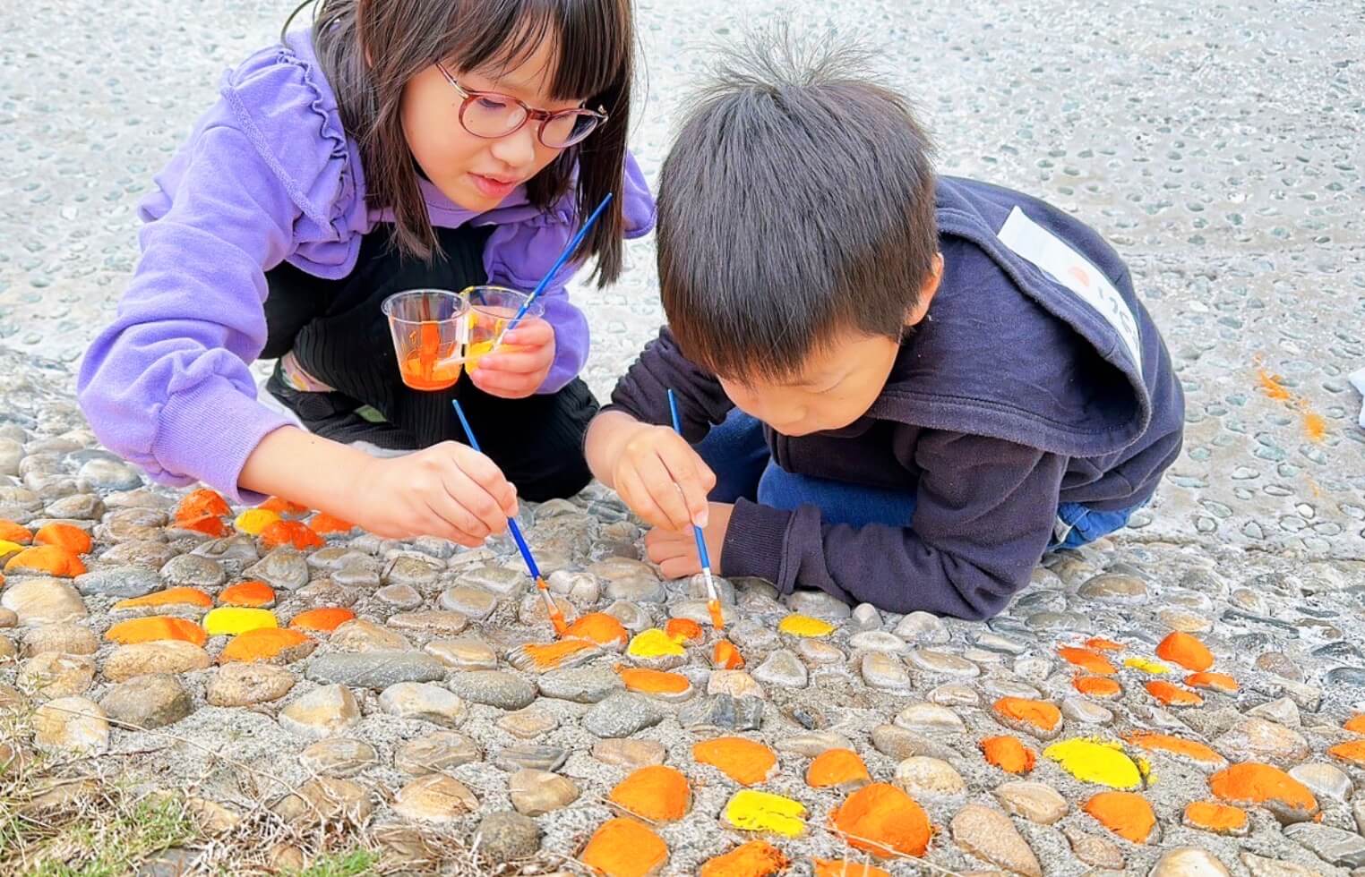 ミタテル（こども向けアートワークショップ）の様子